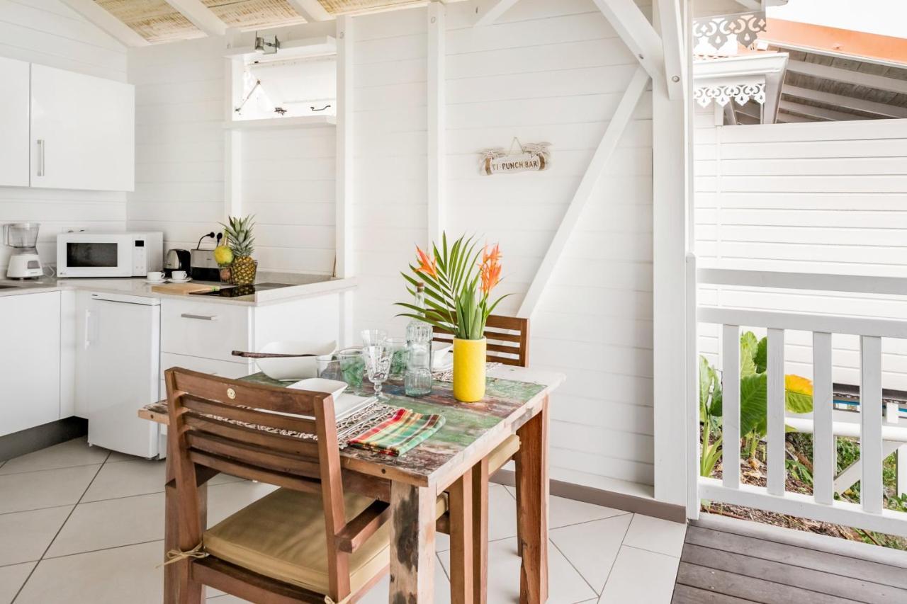 Bungalow Vanille Pacane - Vue Mer Avec Spa Prive Les Trois-Ilets Exterior foto