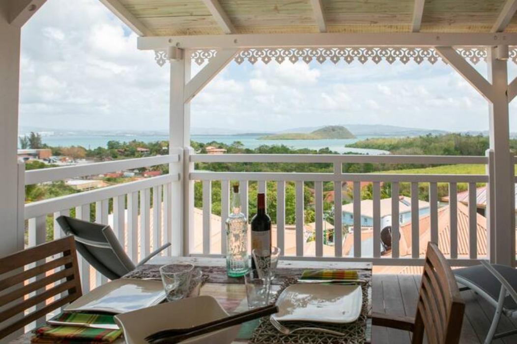 Bungalow Vanille Pacane - Vue Mer Avec Spa Prive Les Trois-Ilets Exterior foto