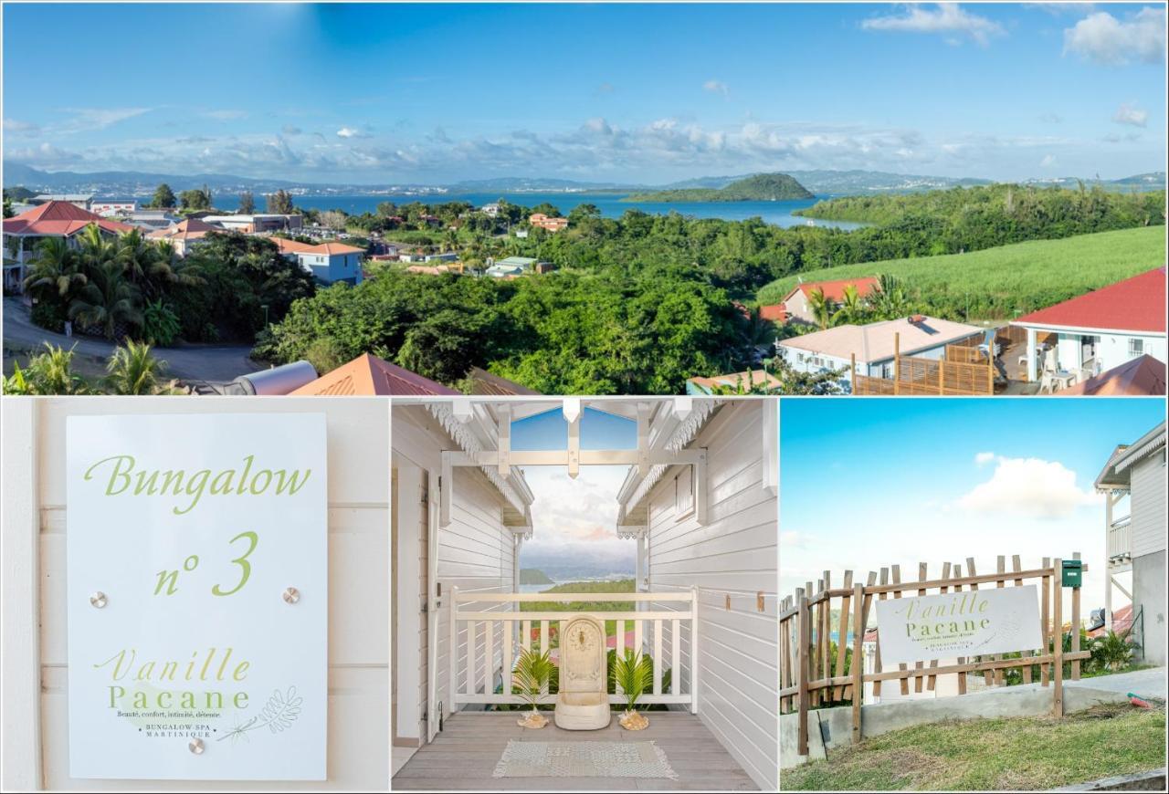 Bungalow Vanille Pacane - Vue Mer Avec Spa Prive Les Trois-Ilets Exterior foto